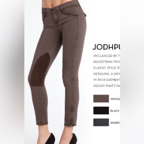 J Brand womens low rise brown jodhpurs size 24 - Picture 10 of 10